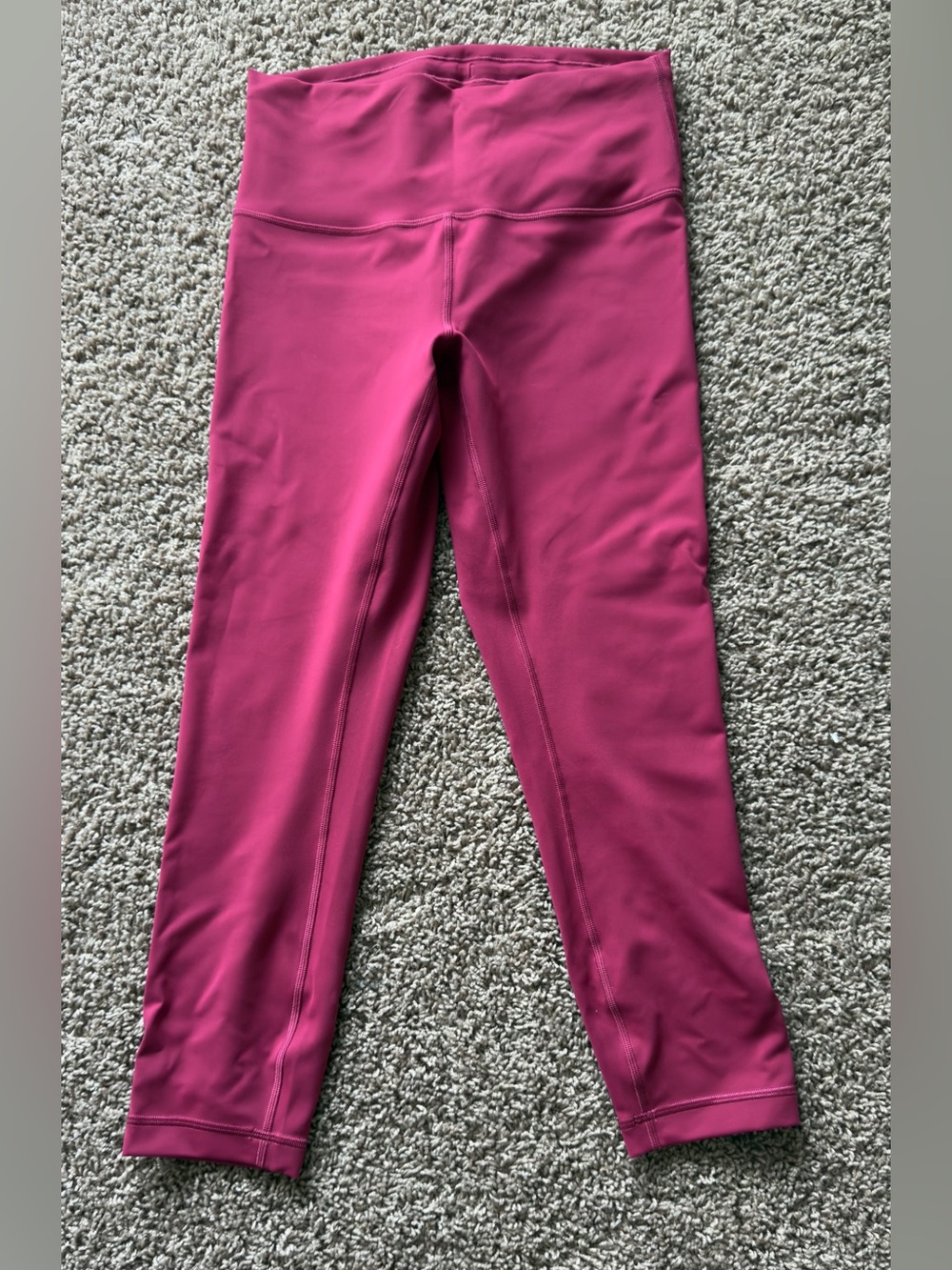 Lululemon Wunder Under High-Rise Crop 23” Magenta Smoke